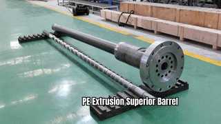 Μονή βίδα και κάννη για PE