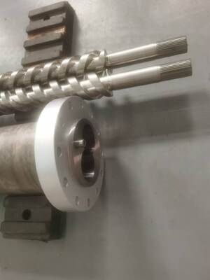 Krauss Maffei Kmd75 Παράλληλη δίδυμη βίδα και βαρέλι